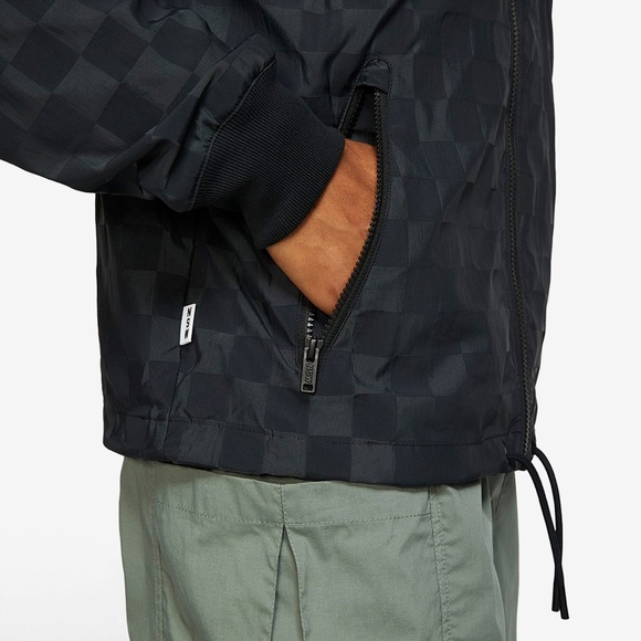 Nike Sportswear NSW Check Windrunner Jacket AR1958-010 (Black) - Picture 4 of 4